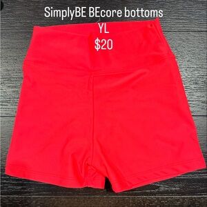 Simply Be Kids' Vibrant Red Shorts